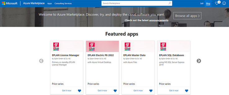 EPLAN je teraz dostupný na Microsoft Azure Marketplace