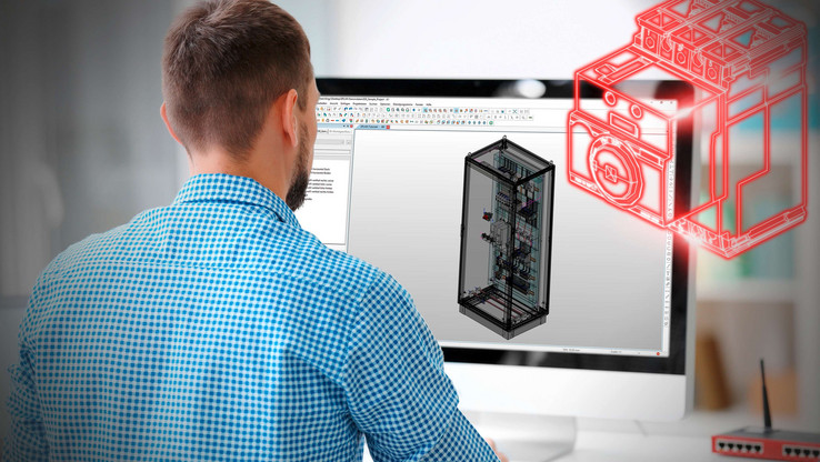 Rittal a EPLAN spoločne dlhodobo ponúkajú produkty a software, pomocou ktorého je zákazník schopný svoje elektrické zariadenie projektovať a konštruovať v 3D