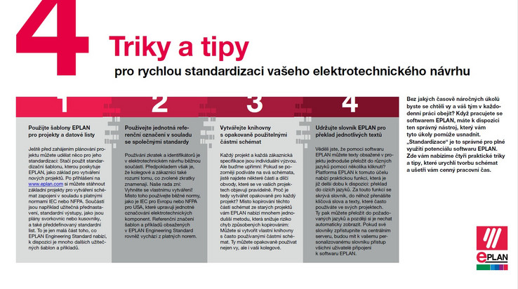 Štyri triky a tipy pre rýchlu štandardizáciu vášho elektrotechnického návrhu